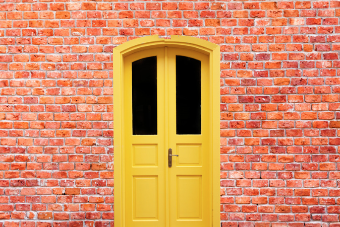 The rise and fall of the coloured front door